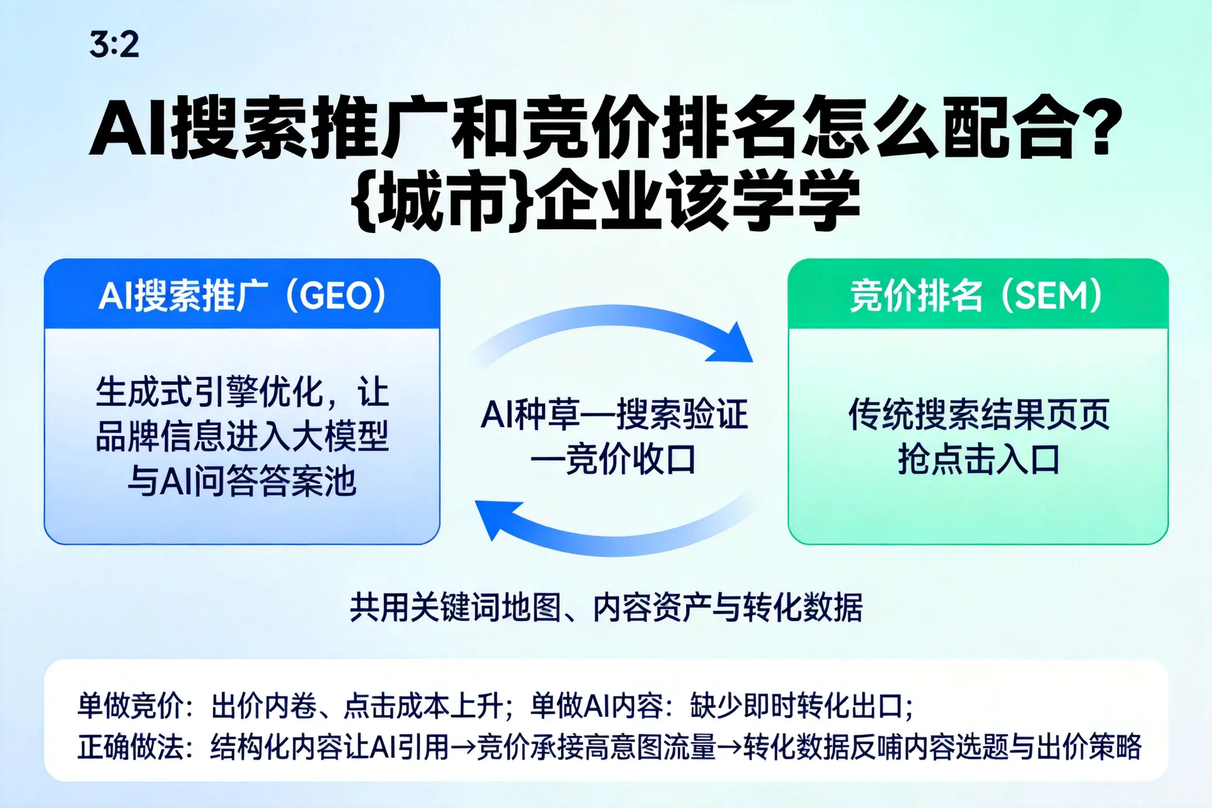 AI搜索推广和竞价排名怎么配合？昆明企业该学学