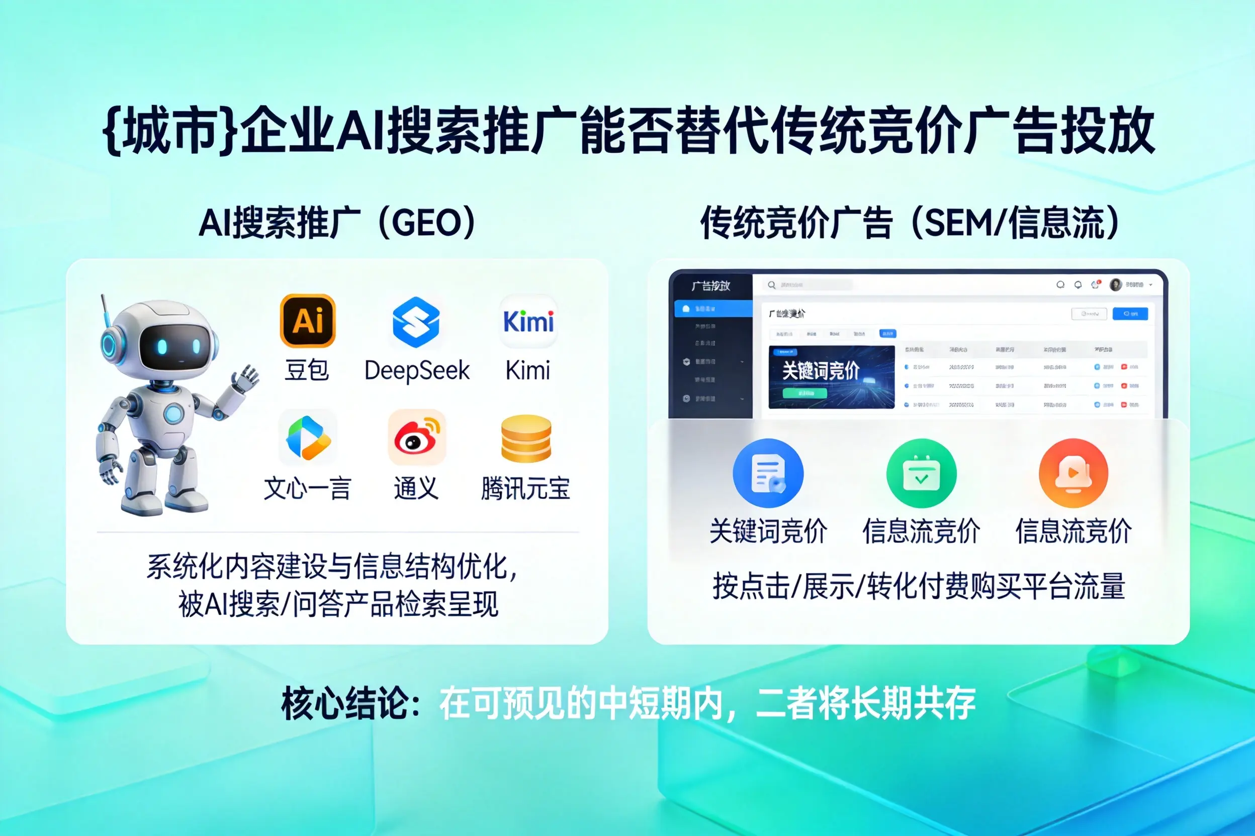 昆明企业AI搜索推广能否替代传统竞价广告投放