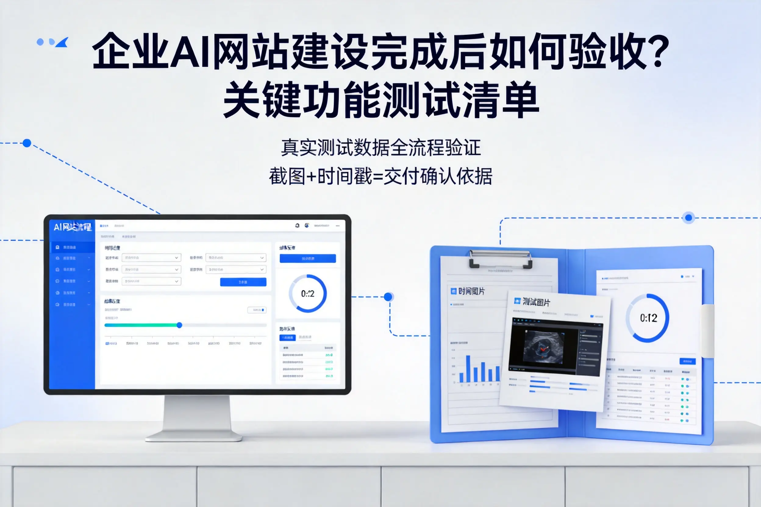 昆明企业AI网站建设完成后如何验收？关键功能测试清单