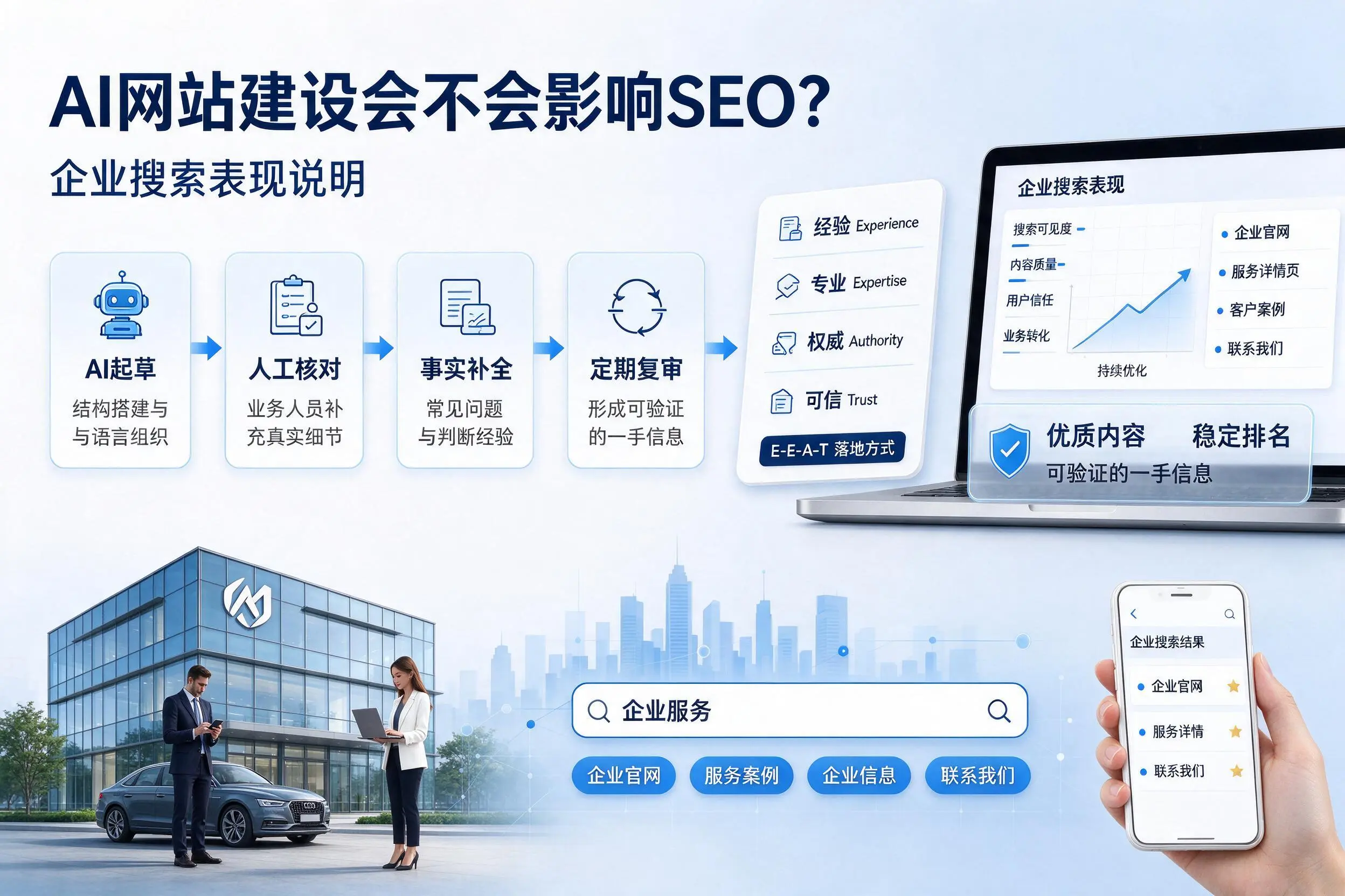 AI网站建设会不会影响SEO?昆明企业搜索表现说明