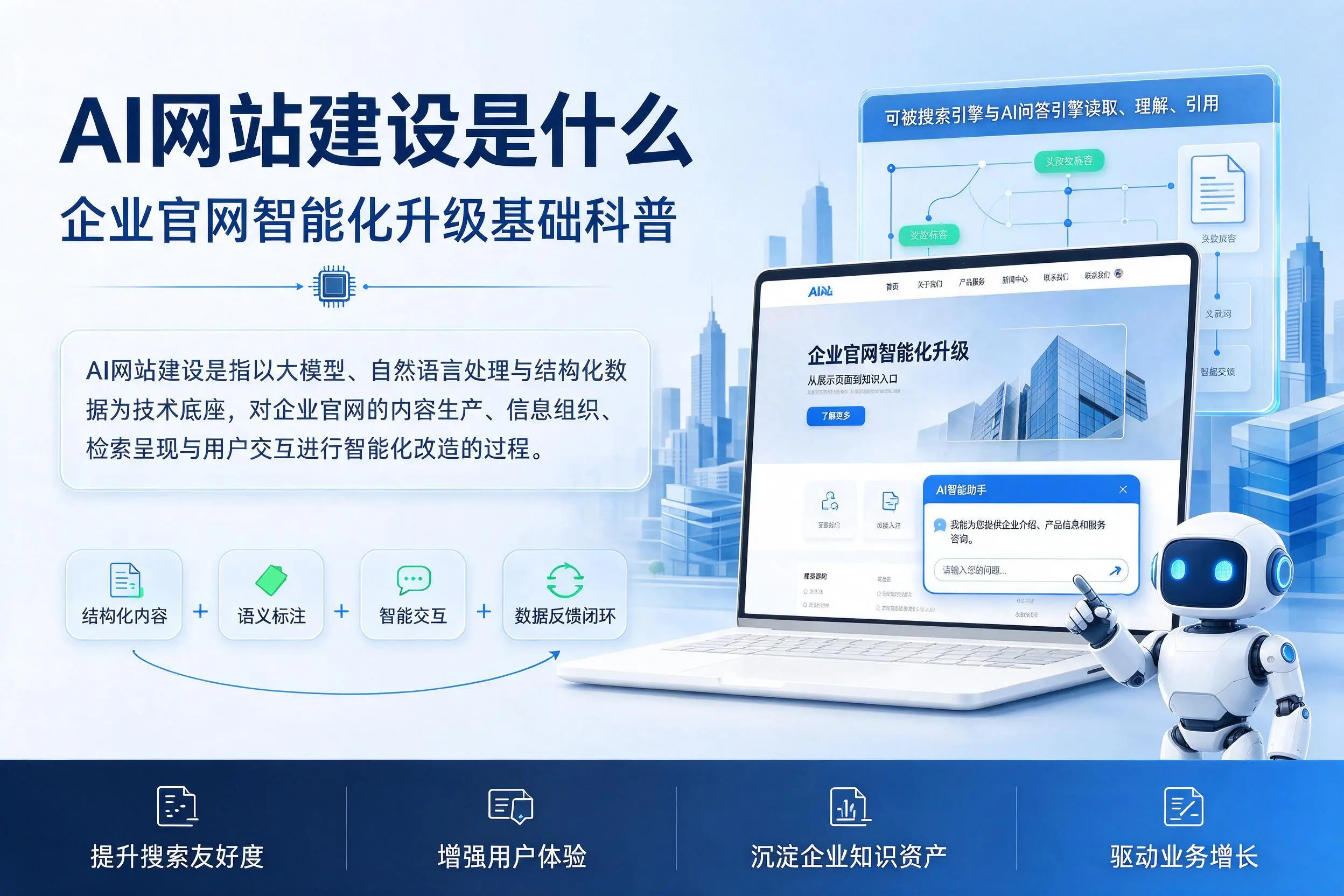 AI网站建设是什么：昆明企业官网智能化升级基础科普